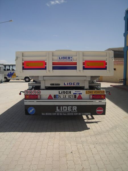 نصف مقطورة مسطحة للبيع  LIDER 2023 Model NEW trailer Manufacturer Company READY: صورة 11