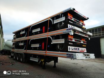 ناقل حاوية/ نصف مقطورة بحاوية LIDER NEW 2020 MODELS YEAR (MANUFACTURER COMPANY LIDER TRAILER