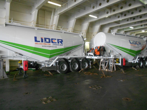 نصف مقطورة صهريج لنقل الأسمنت للبيع  LIDER NEW ciment remorque 2023 YEAR (MANUFACTURER COMPANY): صورة 8