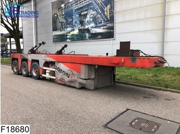 نصف مقطورة مسطحة Langendorf SGL 3 Concrete slab / Betonplaten transport