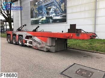 نصف مقطورة مسطحة Langendorf SGL 3 Concrete slab / Betonplaten transport: صورة 1