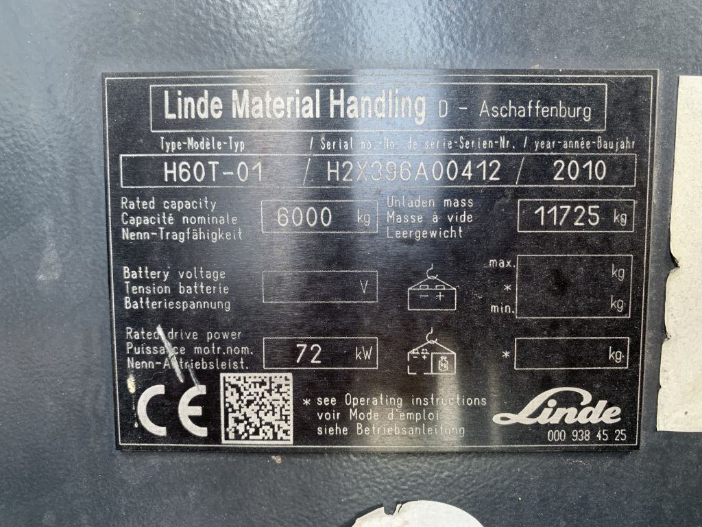 تأجير  Linde H60T-01 Linde H60T-01: صورة 4