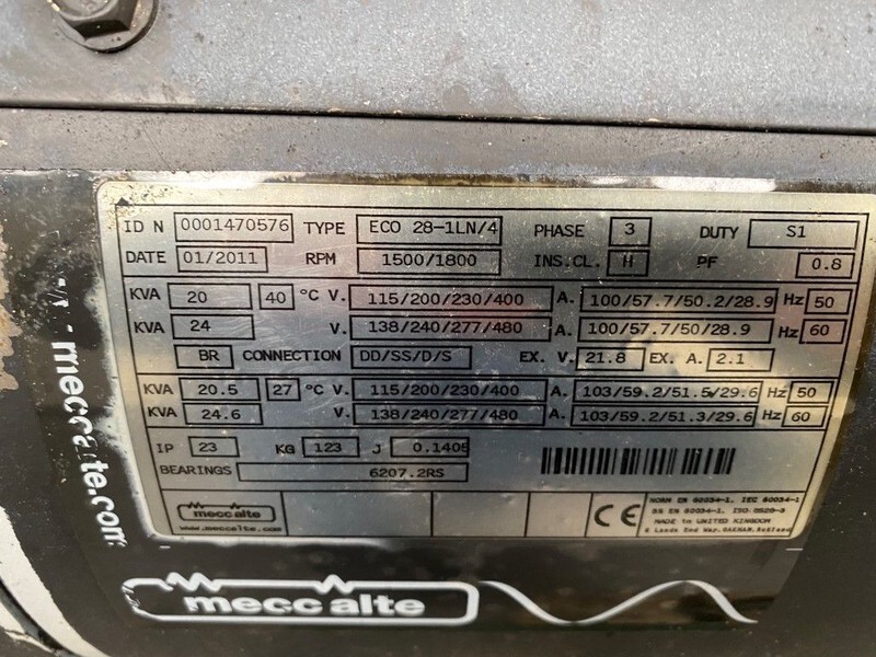 مجموعة المولد Lister TS3A Mecc Alte Spa 20 kVA generatorset: صورة 7