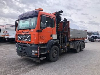 شاحنة قلاب MAN TGA 26.430 kipper, Palfinger Pk 17502 Kran
