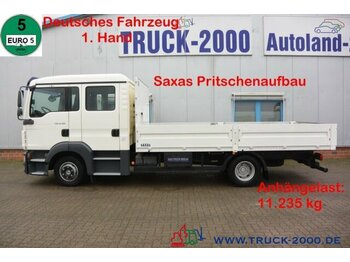 شاحنة توصيل مفتوحة, الشاحنات الصغيرة كابينة مزدوجة MAN TGL 8.180 Doppelkabine 2 x Anhängerkupplung 1.Hd: صورة 1