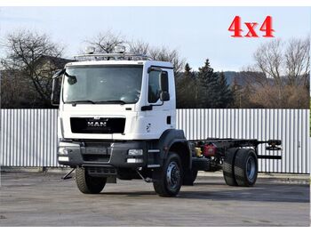 شاحنة بهيكل معدني للمقصورة MAN TGM 18.250 Fahrgestell 6,50m * 4x4*Topzustand!: صورة 1
