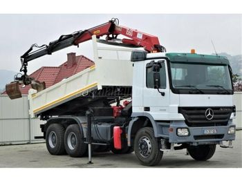 شاحنة قلاب, شاحنة كرين MERCEDES-BENZ Actros 3336 Darus Billencs: صورة 1