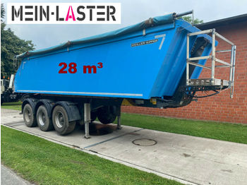 نصف مقطورة قلابة Meiller Alu Stahl Mulder 28 m³ Fertiger NL 29.300 kg: صورة 1