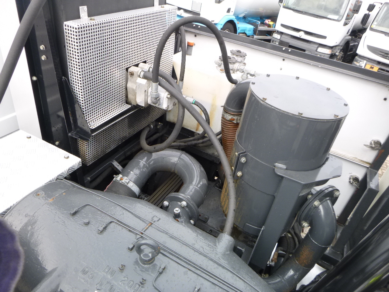 فراغ شاحنة Mercedes Actros 2541 6x2 RHD E5 Huwer vacuum tank / hydrocureur 12 m3: صورة 11