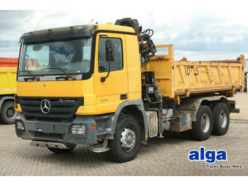 شاحنة قلاب Mercedes-Benz 3341 6x4 Actros/Kran Hiab 102B/Bordmatik/AHK/