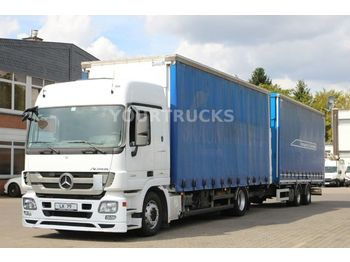 شاحنة ذات ستائر جانبية Mercedes-Benz Actros 1841 MP3 Jumbo Volumen ZUG/Hubdach