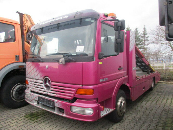 شاحنة نقل سيارات شاحنة Mercedes-Benz Atego 817L 4x2 Atego 817L   4x2, Autotransporter,  2x VORHANDEN!: صورة 9