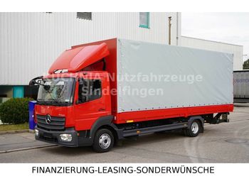 شاحنة ذات ستائر جانبية Mercedes-Benz Atego 818L Pritsche 7,22m LBW Klima Euro-6: صورة 1
