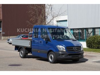 شاحنة توصيل مفتوحة, الشاحنات الصغيرة كابينة مزدوجة Mercedes-Benz Sprinter 316 CDI Doka Pritsche Klima AHK TOP Zus: صورة 1