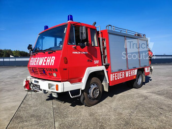  - STEYR 791 4x4 Feuerwehr Kran, Seilwinde & Lichtmast - شاحنة حريق