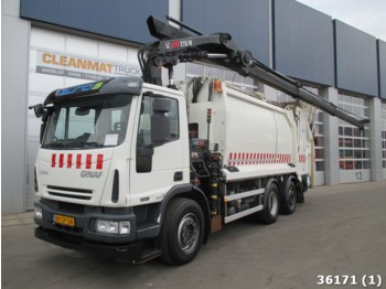Ginaf C 3128 Euro 5 Hiab 21 ton/meter Kran - شاحنة قمامة