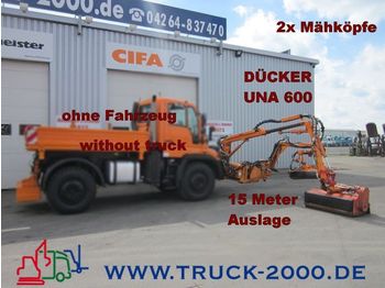 UNIMOG Dücker UNA600 Böschungsmäher 2 Mähköpfe-15 Meter - سيارة خدمات/ سيارة خاصة