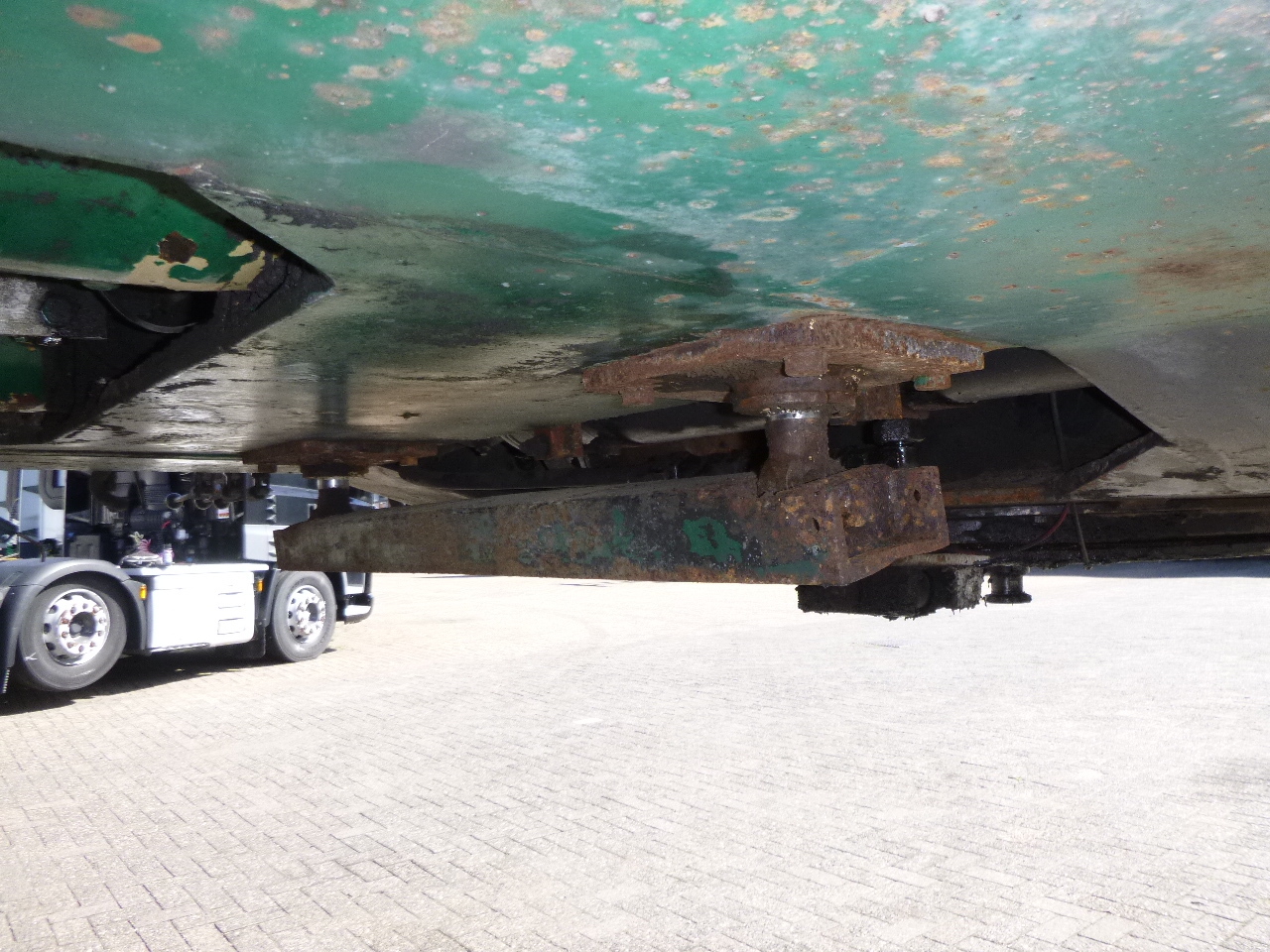 نصف مقطورة بلودر منخفض Nooteboom 3-axle lowbed trailer 33 t / extendable 8.5 m: صورة 13