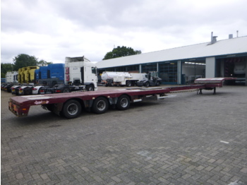 نصف مقطورة بلودر منخفض Nooteboom 3-axle semi-lowbed trailer extendable 14.5 m + ramps: صورة 4