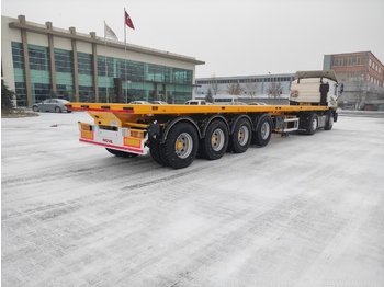 نصف مقطورة مسطحة Nova NEW 4 AXLE FLATBED SEMI TRAILER FOR AFRICA
