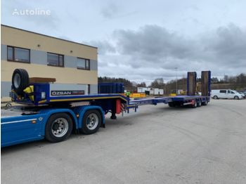 نصف مقطورة بلودر منخفض Ozsan Trailer 3 AXLE SEMI TRAILER+EXTENDABLE