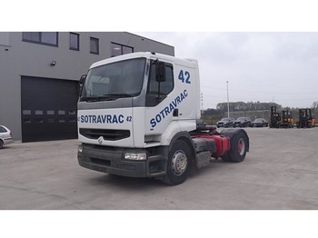 مقطورة السحب Renault Premium 385 (POMPE MANUELLE / GRAND PONT / HYDRAULIC)