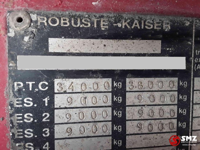 نصف مقطورة قلابة Robuste Kaiser Oplegger ijzer/acier/iron: صورة 12