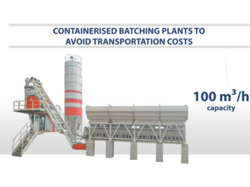 آلة الخرسانة للبيع  SEMIX SEMIX Compact Concrete Batching Plant 100 m³/h Containerised: صورة 1
