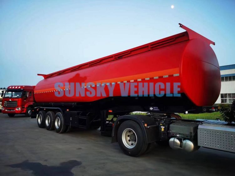 نصف مقطورة صهريج لنقل الوقود للبيع  SUNSKY Fuel Tank Trailer: صورة 3
