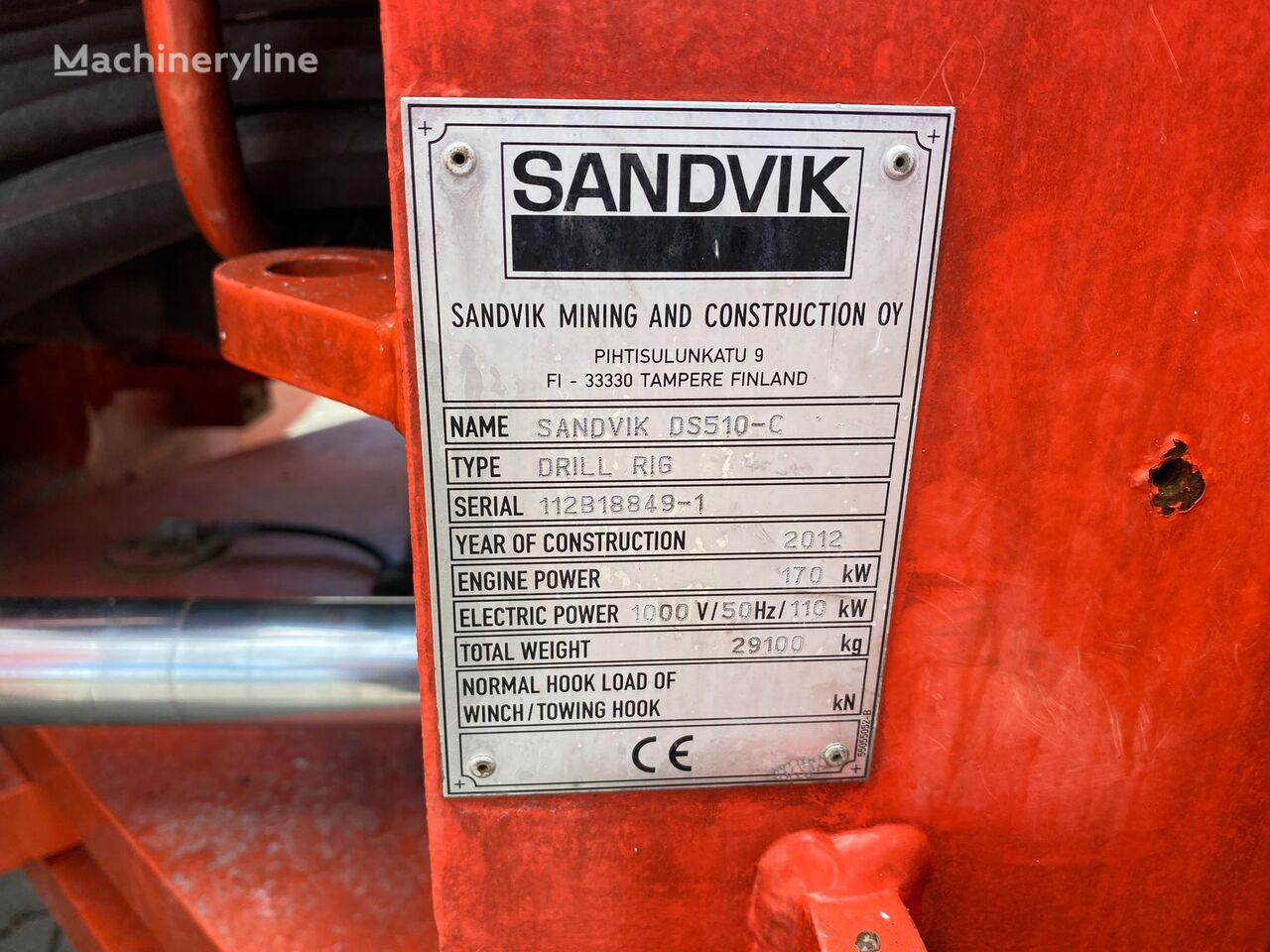 ماكينة حفر القنوات Sandvik DS510-C, RD314 Rock Drill, After Service works fine: صورة 30