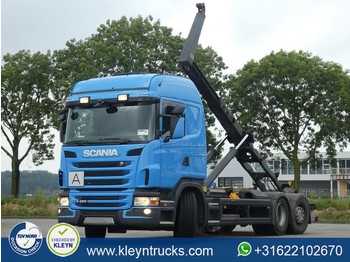 شاحنة برافعة خطافية Scania G420 meiller rk2070 6x2*4