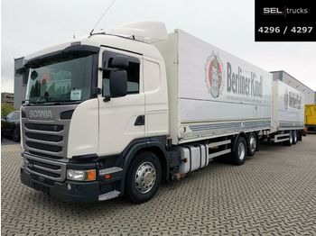 شاحنة مشروبات Scania G 410 / Retarder / Lift-Lenkachse / with trailer: صورة 1
