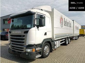 شاحنة مشروبات Scania G 410 / Retarder / Lift-Lenkachse / with trailer: صورة 1