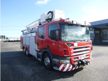 شاحنة حريق Scania P310 6x2 RHD fire truck + pump, ladder & manlift: صورة 2