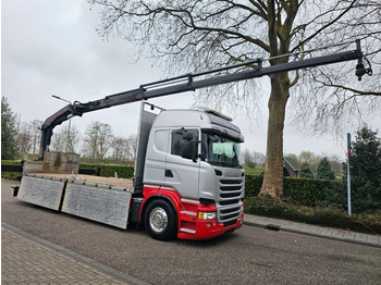 شاحنة كرين, شاحنات مسطحة Scania R410 6x2*4 Lift/Lenckachse: صورة 3