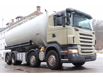 شاحنة صهريج Scania R420  E5 8x2 Zement Silo 27.000l Kompressor: صورة 1