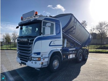 شاحنة قلاب Scania R520 6X4 RETARDER FULL STEEL EURO 6 ISOLATED ASPHALT TIPPER
