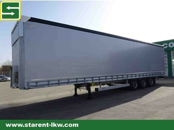نصف مقطورة بستائر جانبية Schmitz Cargobull Megatrailer, Hubdach, Liftachse, DC 9.5 Zert.