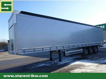 نصف مقطورة بستائر جانبية Schmitz Cargobull Tautliner, Hubdach, Liftachse, ALU Latten