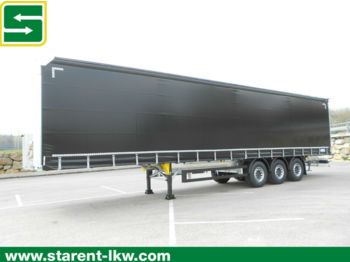 نصف مقطورة بستائر جانبية للبيع  Schmitz Cargobull Tautliner, Liftachse, XL-Zertifikat, Multilook: صورة 1