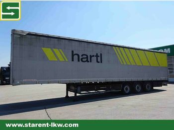 نصف مقطورة بستائر جانبية Schwarzmüller 5,5T Eigengewicht, SAF, XL, Palettenkasten
