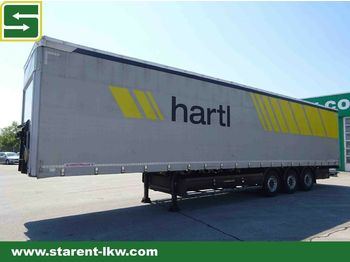 نصف مقطورة بستائر جانبية Schwarzmüller 5,5T Eigengewicht, SAF, XL, Palettenkasten