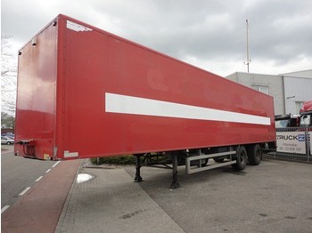  H.T.F. HZCT 32 2-AXLE CLOSED TRAILER WITH STEERI - نصف مقطورة بصندوق مغلق