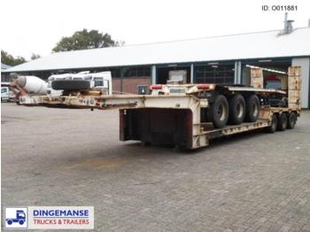 Cometto 3-axle lowbed trailer + ramps 60000 KG / Extendable 17.5M - نصف مقطورة بلودر منخفض