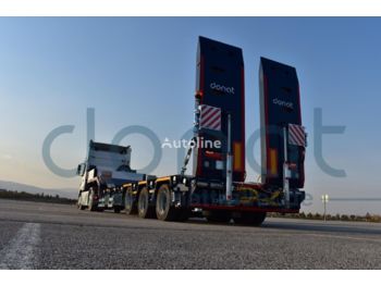 نصف مقطورة بلودر منخفض DONAT 3 Axle Extendable Lowbed with Metalization