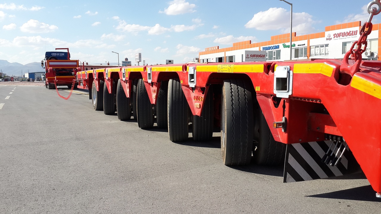  نصف مقطورة بلودر منخفض LIDER 2022 YEAR NEW MODELS containeer flatbes semi TRAILER FOR SALE: صورة 5