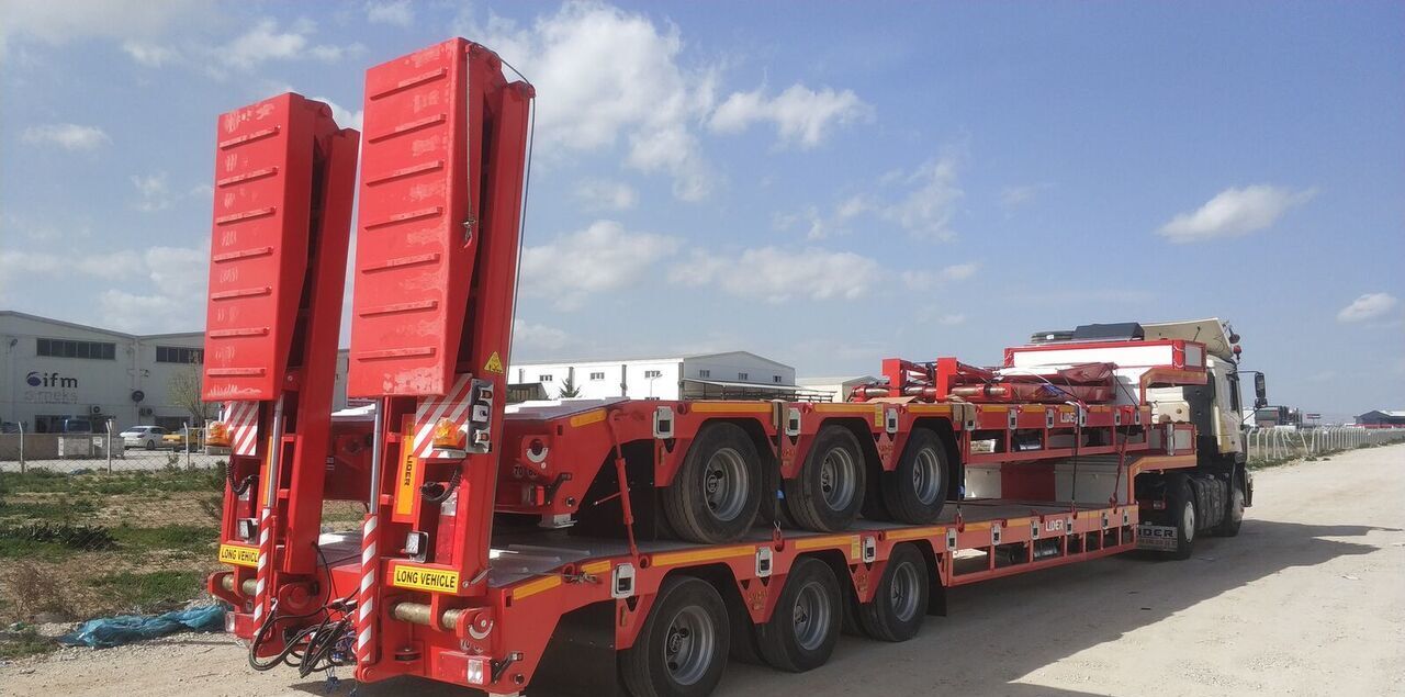  نصف مقطورة بلودر منخفض LIDER 2023 READY IN STOCK 50 TONS CAPACITY LOWBED: صورة 13