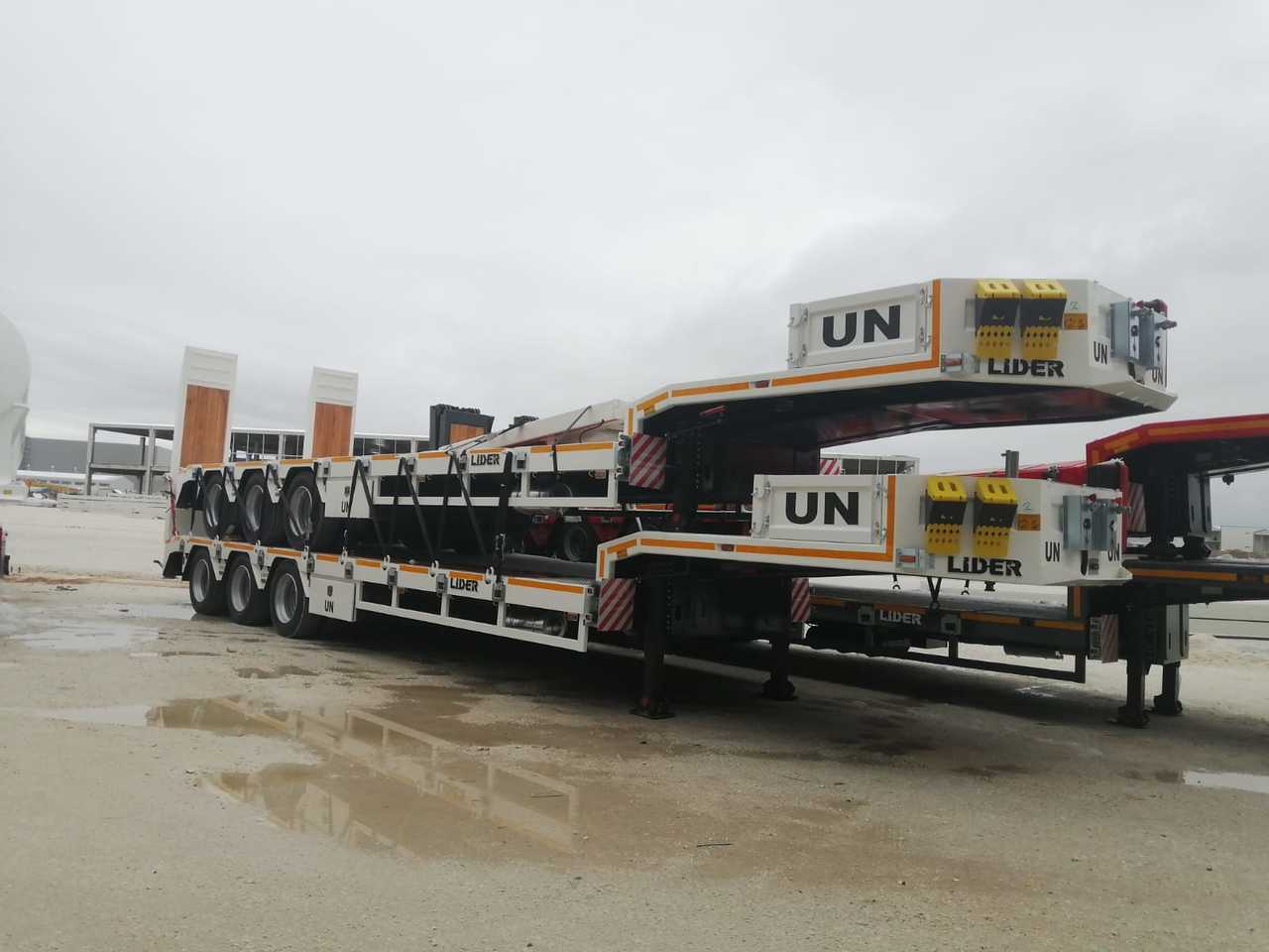  نصف مقطورة بلودر منخفض LIDER 2023 READY IN STOCK 50 TONS CAPACITY LOWBED: صورة 1