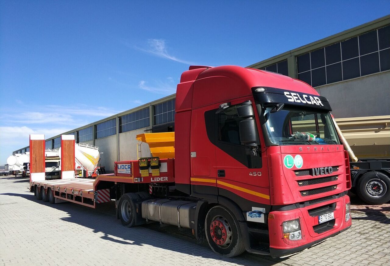  نصف مقطورة بلودر منخفض LIDER 2023 READY IN STOCK 50 TONS CAPACITY LOWBED: صورة 16