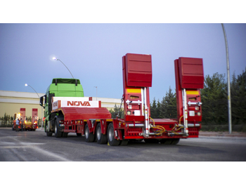 نصف مقطورة بلودر منخفض NOVA NEW 3 AXLE LOWBED SEMI TRAILER